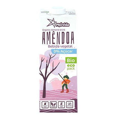 Bebida Vegetal de Amêndoa Sem Açúcar